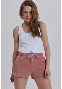 SPODENKI STELLA WINOGRONOWE L - Flawless. Okazja: na co dzień, na spacer. Materiał: dresówka, bawełna, elastan. Długość: długie. Sezon: lato. Styl: sportowy, casual