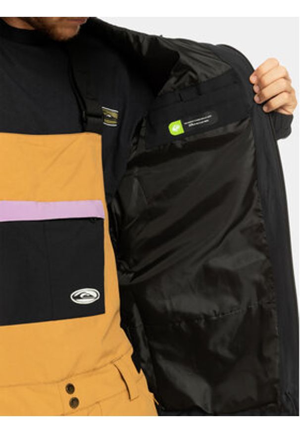 Quiksilver Kurtka outdoor High In Th Hood EQYTJ03436 Czarny Regular Fit. Kolor: czarny. Materiał: syntetyk. Sport: outdoor