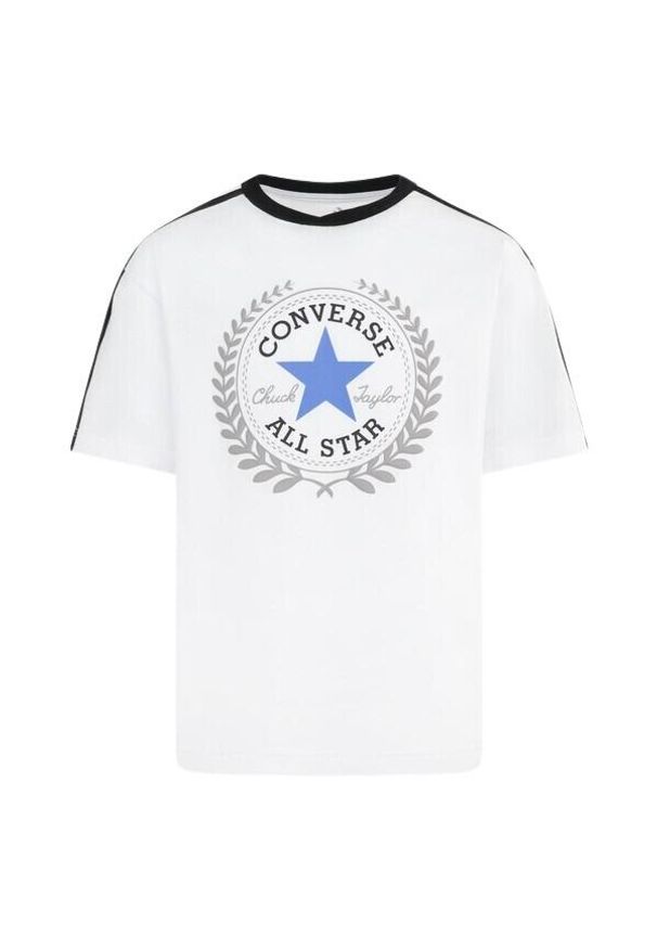 Koszulka dla dzieci Converse Rec Club Stripe. Kolor: biały