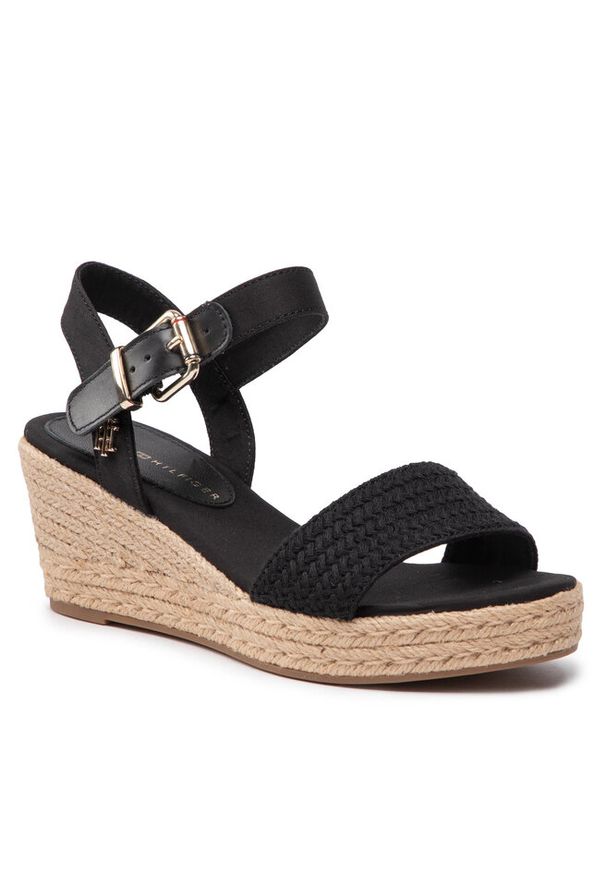 TOMMY HILFIGER - Espadryle Tommy Hilfiger. Kolor: czarny
