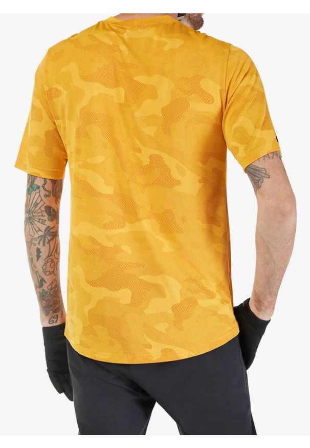 FOX - Koszulka rowerowa męska Fox Ranger Tru Dri SS Jersey. Kolor: żółty. Materiał: jersey