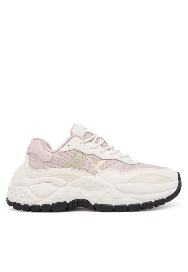 Sneakersy Armani Exchange. Kolor: różowy
