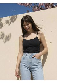 Sinsay - Top - czarny. Kolor: czarny. Długość rękawa: na ramiączkach #1