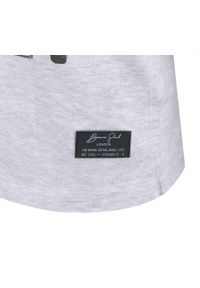 Bawełniany T-Shirt, Męski - Brave Soul - Retro Auta - Popielaty. Okazja: na co dzień. Kolor: szary. Materiał: wiskoza, bawełna. Wzór: nadruk. Sezon: wiosna, lato. Styl: retro #9