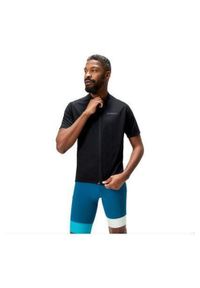 ENDURA - Koszulka rowerowa męska Endura Loop Zipped. Kolor: czarny. Sport: kolarstwo