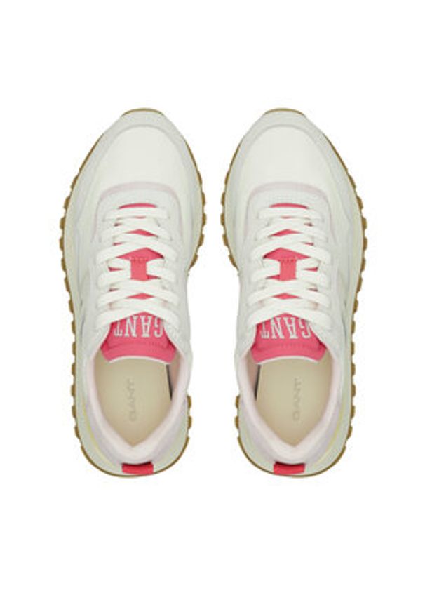 GANT - Gant Sneakersy 30533854 Biały. Kolor: biały. Materiał: zamsz, skóra
