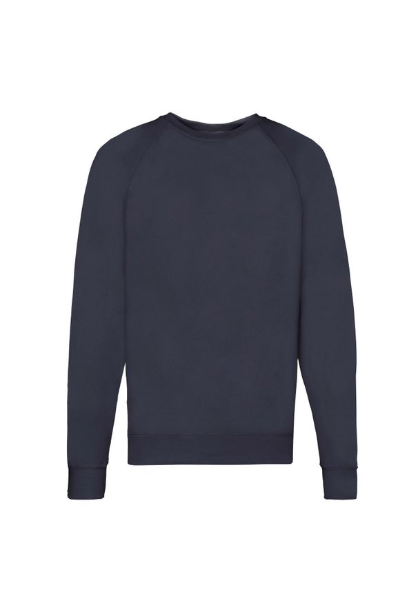 FRUIT OF THE LOOM - Lekka Raglanowa Bluza Unisex Dla Dorosłych. Kolor: niebieski. Długość rękawa: raglanowy rękaw