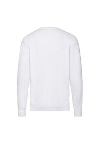 FRUIT OF THE LOOM - Lekka Bluza Rozpinana Unisex Dla Dorosłych. Kolor: biały