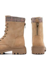 Clara Barson Trzewiki LORETTA WS6102-08 Beżowy. Kolor: beżowy. Materiał: syntetyk #8