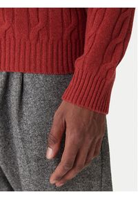 GANT - Gant Sweter 8050213 Czerwony Regular Fit. Kolor: czerwony. Materiał: wełna #2