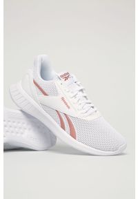 Reebok - Buty Lite 2.0. Nosek buta: okrągły. Zapięcie: sznurówki. Kolor: biały. Materiał: syntetyk, materiał, skóra ekologiczna, guma. Szerokość cholewki: normalna. Obcas: na obcasie. Wysokość obcasa: średni #3