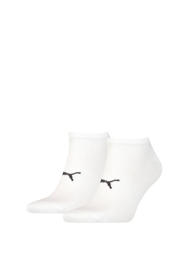 Skarpety Puma Sport Sneaker Light, 2 pary białych. Kolor: biały, czarny, wielokolorowy. Materiał: poliamid, elastan, poliester. Sport: tenis