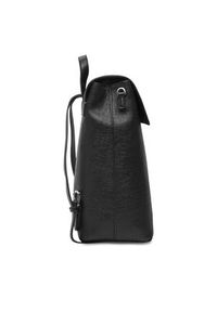 Calvin Klein Plecak Ck Backpack With Conv Strap_Tex K60K613237 Czarny. Kolor: czarny. Materiał: skóra