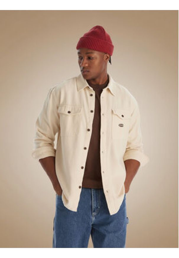 Billabong Koszula Del Mar Flannel EBYWT03018 Beżowy Regular Fit. Kolor: beżowy. Materiał: bawełna