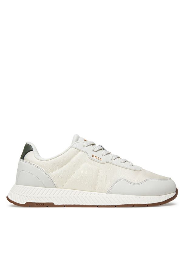 BOSS Sneakersy Titanium 50536481 Beżowy. Kolor: beżowy. Materiał: materiał