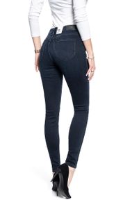 Lee - SPODNIE DAMSKIE LEE SKINNY HIGH WAIST SCARLETT HIGH WORN EBONY L626PHQS 112114304. Stan: podwyższony