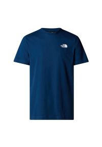Koszulka męska The North Face Redbox Celebration 0A87NVD1R1 - granatowa. Kolor: niebieski. Materiał: bawełna, tkanina. Długość rękawa: krótki rękaw. Długość: krótkie #1