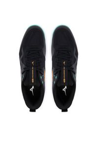 Mizuno Buty halowe Wave Momentum Pro V1GA2540 Czarny. Kolor: czarny. Materiał: skóra. Model: Mizuno Wave #6