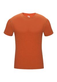 BADGER SPORT - Koszulka z krótkim rękawem Podkoszulek męski Pro Compression. Kolor: pomarańczowy. Długość rękawa: krótki rękaw. Długość: krótkie. Sport: taniec, joga i pilates
