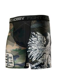 Spodenki Vale Tudo do MMA męskie EXTREME HOBBY POLSKA CAMO. Kolor: brązowy, zielony, wielokolorowy. Materiał: elastan, poliester