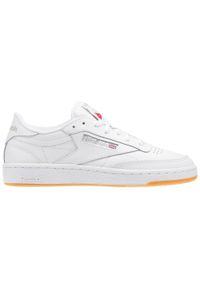 Buty do chodzenia damskie Reebok Club C 85. Zapięcie: sznurówki. Kolor: biały, zielony, wielokolorowy, brązowy. Materiał: guma, materiał, skóra, syntetyk. Szerokość cholewki: normalna. Model: Reebok Club. Sport: turystyka piesza