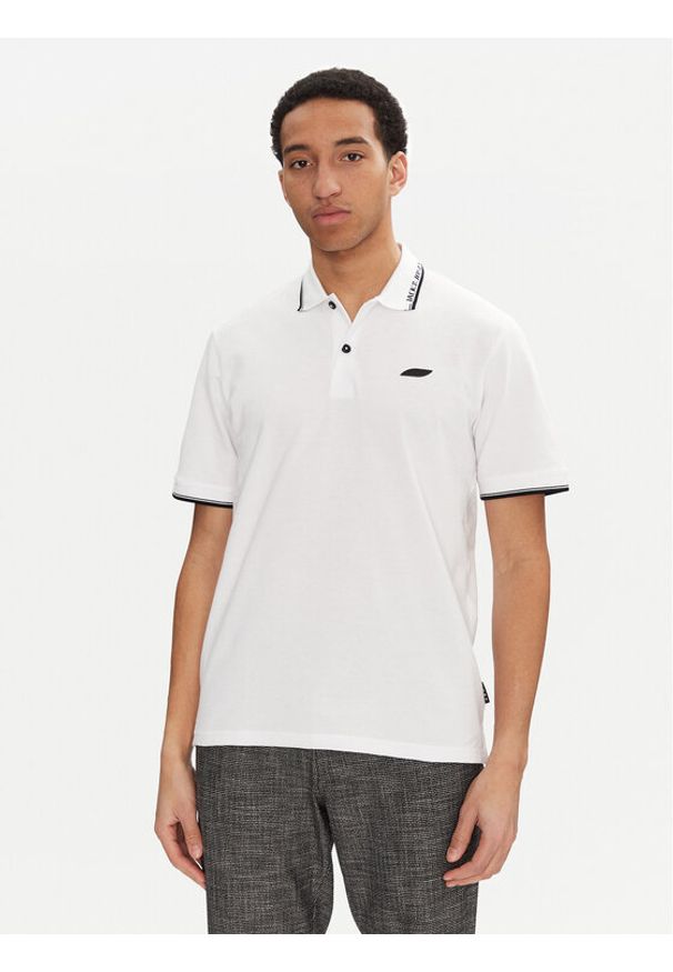 Jack & Jones - Jack&Jones Polo Pacer 12273303 Biały Regular Fit. Typ kołnierza: polo. Kolor: biały. Materiał: bawełna