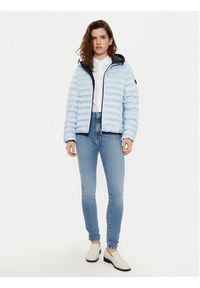 TOMMY HILFIGER - Tommy Hilfiger Kurtka przejściowa WW0WW45317 Błękitny Regular Fit. Kolor: niebieski. Materiał: syntetyk #2