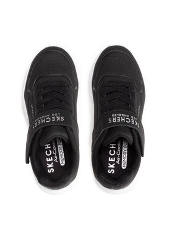 skechers - Skechers Sneakersy Vendox 403695L/BLK Czarny. Kolor: czarny. Materiał: skóra