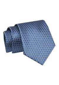 Alties - Krawat - ALTIES - Niebieski, Regularny Wzór. Kolor: niebieski. Materiał: tkanina. Styl: elegancki, wizytowy #1