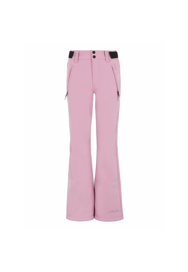 Dziewczęce spodnie narciarskie Protest Lole Softshell. Kolor: różowy. Materiał: softshell. Sezon: zima. Sport: narciarstwo