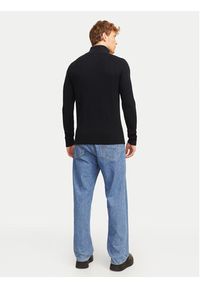 Jack & Jones Sweter Pannel 12258473 Czarny Regular Fit. Kolor: czarny. Materiał: syntetyk, bawełna #2
