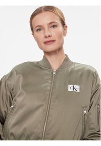 Calvin Klein Jeans Kurtka bomber J20J222591 Zielony Regular Fit. Kolor: zielony. Materiał: syntetyk #3