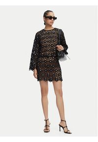 MICHAEL Michael Kors Bluzka MS651ZMKNE Czarny Regular Fit. Kolor: czarny. Materiał: syntetyk #4