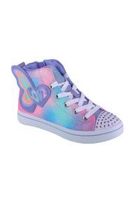 skechers - Buty sportowe do chodzenia dziewczęce, Skechers Twi-Lites 2.0-Butterfly Love. Kolor: fioletowy, wielokolorowy, różowy. Sport: turystyka piesza