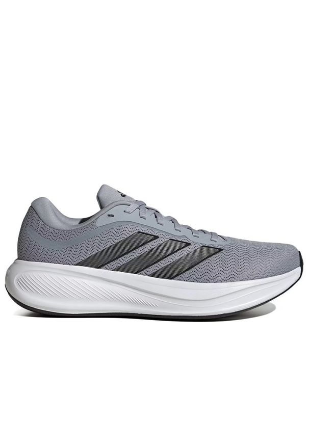 Adidas - Buty męskie adidas Running Response Runner 2 KJ1734 - szare. Zapięcie: sznurówki. Kolor: szary. Materiał: materiał, guma. Szerokość cholewki: normalna. Model: Adidas Cloudfoam. Sport: bieganie