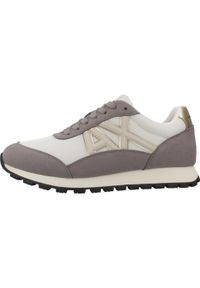 Armani Exchange - Kapcie ARMANI EXCHANGE XW002150 AF1938 Szary. Kolor: szary. Materiał: syntetyk, tkanina. Styl: sportowy