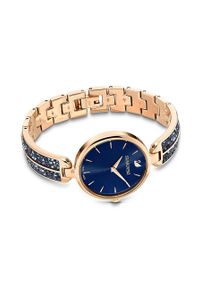 Swarovski zegarek damski kolor granatowy. Kolor: niebieski. Materiał: materiał #5