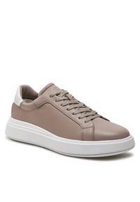 Calvin Klein Sneakersy Low Top Lace Up Lth HM0HM01016 Szary. Kolor: szary #2