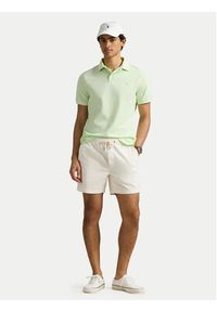 Polo Ralph Lauren Polo 710969626001 Zielony Custom Slim Fit. Typ kołnierza: polo. Kolor: zielony. Materiał: bawełna #5