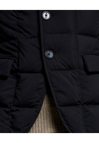 FAY - Czarna pikowana kurtka z guzikami. Kolor: czarny. Materiał: tkanina, satyna. Długość rękawa: długi rękaw. Długość: długie #2
