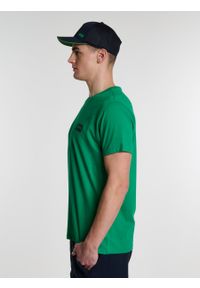 Big-Star - Koszulka męska bawełniana zielona Forener 301. Kolor: zielony. Materiał: bawełna. Wzór: aplikacja. Styl: klasyczny, elegancki #3