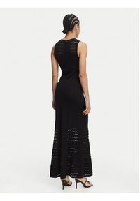 LOLA CASADEMUNT Sukienka dzianinowa MS2616001 Czarny Slim Fit. Kolor: czarny. Materiał: syntetyk #3