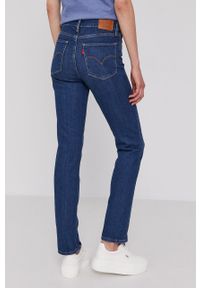 Levi's® - Levi's jeansy 724 damskie high waist. Okazja: na spotkanie biznesowe. Stan: podwyższony. Kolor: niebieski. Styl: biznesowy #4