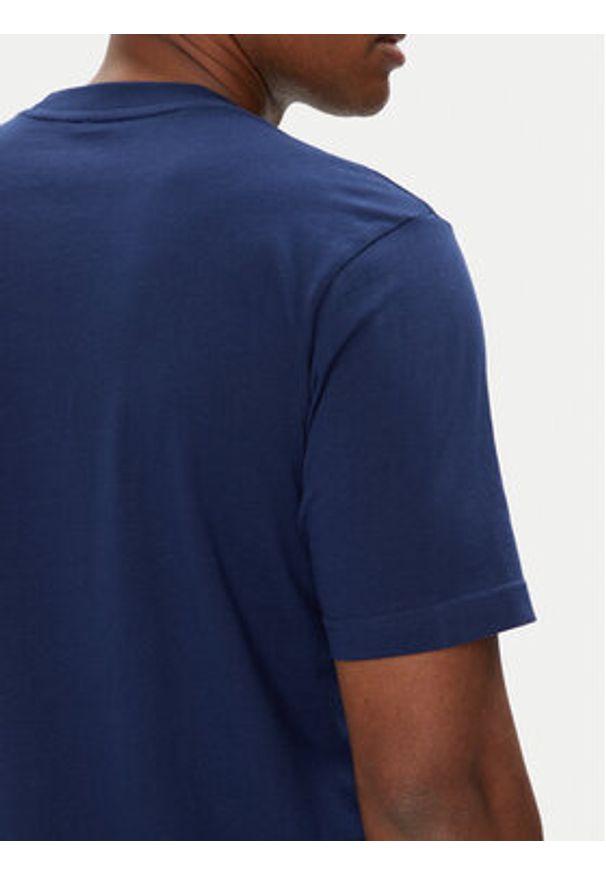Adidas - adidas T-Shirt Essentials Small Logo JF1093 Granatowy Regular Fit. Kolor: niebieski. Materiał: bawełna