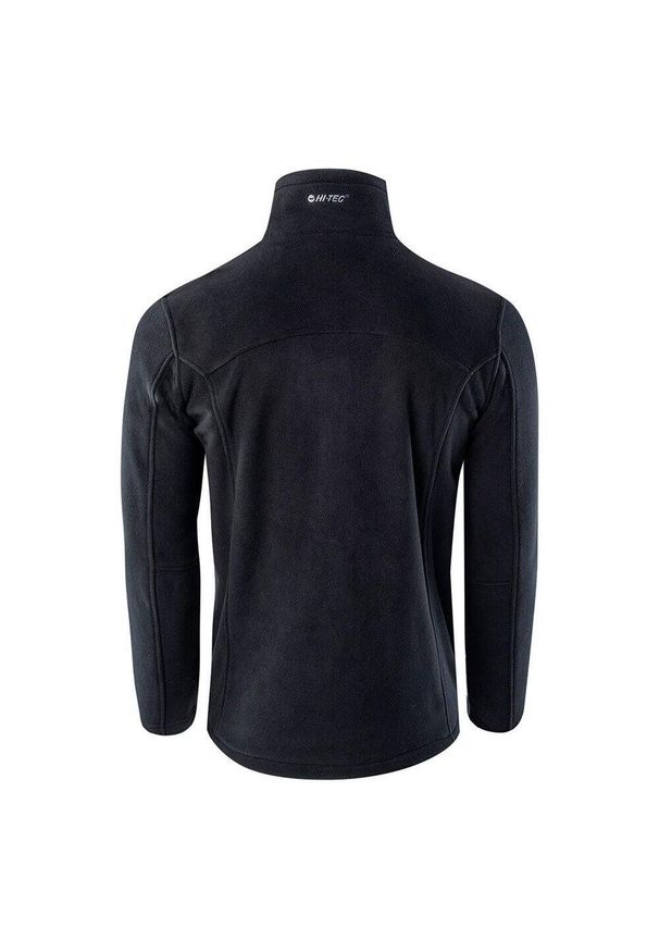 Hi-tec - Bluza Polarowa Męska Pełen Suwak Monar. Kolor: czarny. Materiał: polar. Sezon: zima. Sport: turystyka piesza