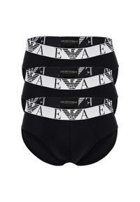 Emporio Armani Underwear Komplet 3 par slipów EM000258 AF14131 MC061 Czarny. Kolor: czarny. Materiał: bawełna