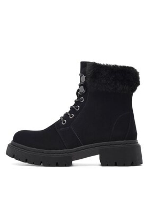 Jenny - JENNY Botki BROOKS WS5866-22 Czarny. Kolor: czarny. Materiał: materiał