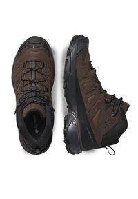 salomon - Salomon Trekkingi X Ultra 360 Leather Mid Gore-Tex L47570900 Brązowy. Kolor: brązowy. Materiał: materiał. Technologia: Gore-Tex. Sport: turystyka piesza #3