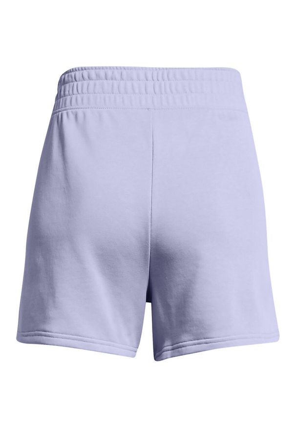 Szorty damskie Under Armour Rival Terry. Kolor: pomarańczowy, biały, wielokolorowy. Długość: krótkie