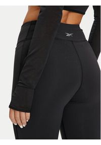 Reebok Legginsy Lux Tight 100028136 Czarny Slim Fit. Kolor: czarny. Materiał: syntetyk #3